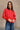 Nila Red & White Sweater - front view 