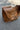 Faye Brown Leather Shoulder Purse- close up side view