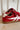 Shu Shop Sasha Red Suede Sneaker- back right side view