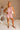 Millie Washed Pink Flare Tank Top - full body front view
