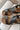 Corkys Steppin Out Black Wedge Sandal - close up top view