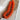 Zaria Tangerine Beaded Necklace - flat lay