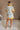 Isla Tropical Fruit Print Mini Dress - full body back view