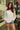 Gabby White Eyelet Button Up Top - view of front