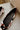 Matisse Phillip Brown Calf Hair Ballet Flat- close up heel view