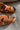 Corkys Good For You Cognac Wedge Sandal- close up toe view
