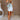 Layne White Eyelet Denim Mini Skirt - full body front 