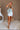 Layne White Eyelet Denim Mini Skirt - full body front 