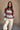 Simone Blue & Rust Striped Sweater - front 