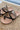 B.O.C. Halena Black & Natural Strappy Sandal- frontal side view