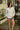 Gabby White Eyelet Button Up Top - full body