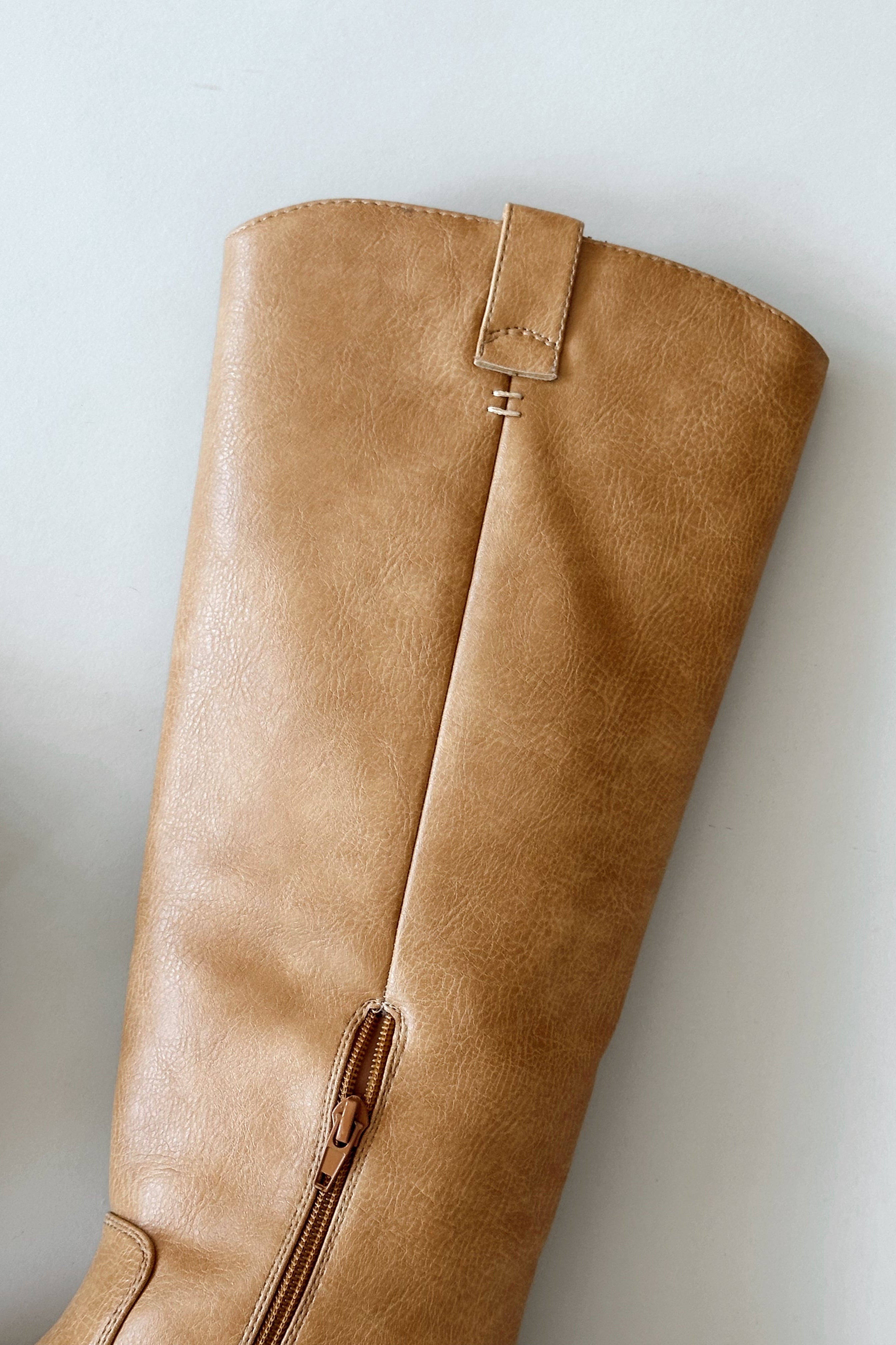 Dirty Laundry Yurie Banana Tall Boot- close up side top view