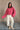 Ashley Rose Pink Knit Sweater - full body front view