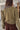 Sami Olive Leather Collar Zip-Up Sweater - back view