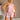 Millie Washed Pink Flare Tank Top - front view