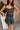 Ashlyn Green Multi Plaid Mini Dress - close front view