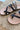 B.O.C. Halena Black & Natural Strappy Sandal- close up top view
