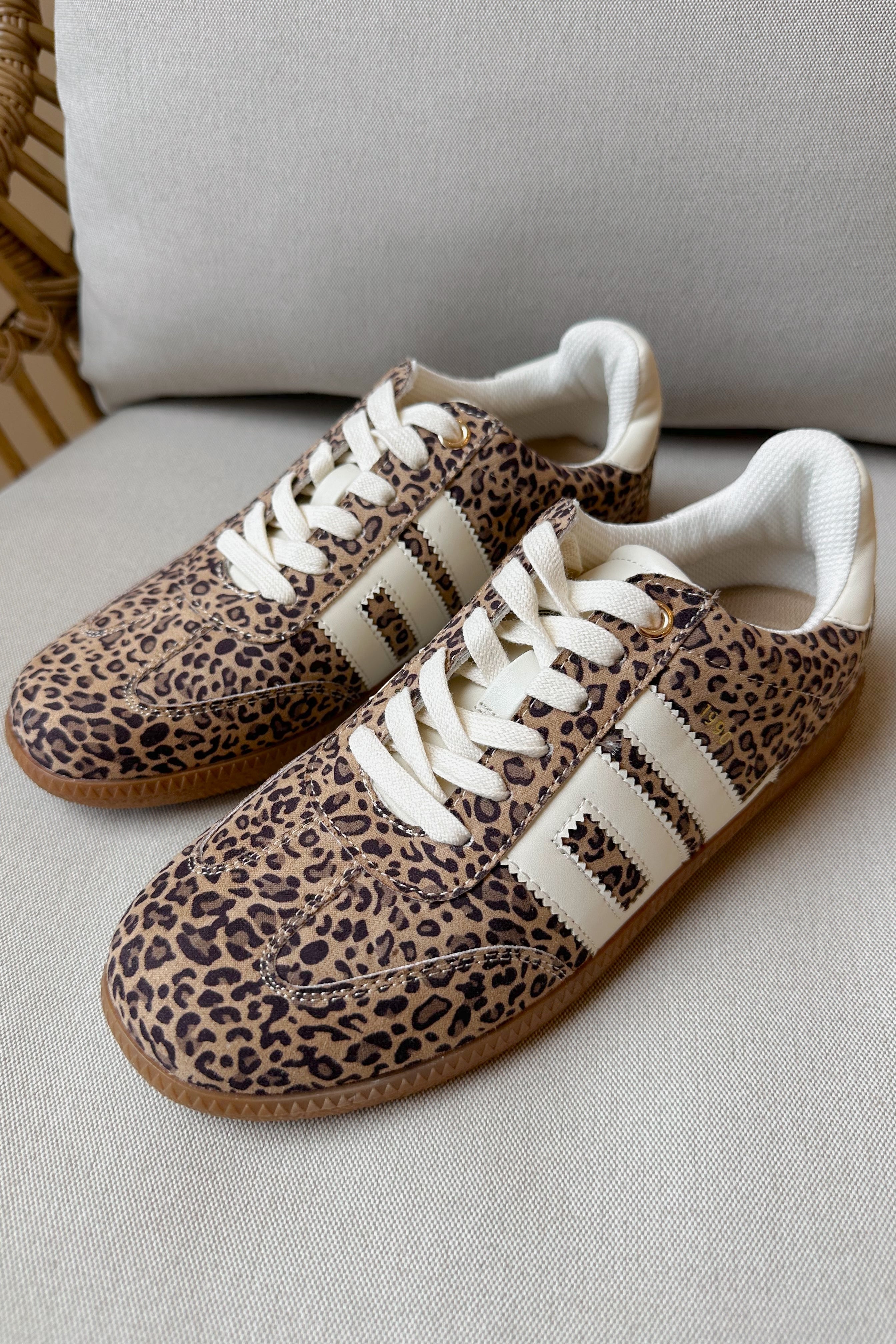 Dirty Laundry Trackstar Leopard Sneaker- frontal side view