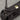 Lizzie Black Suede Shoulder Tote Purse- close up top view