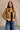 Briston Camel Sherpa Zip-Up Jacket - frontal view