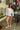 Gabby White Eyelet Button Up Top - full body