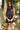 Lena Navy & White Polka Dot Tank- front top view