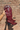 Romi Burgundy Western Boots - held by model