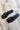 Billini Taron Black & Gold Thong Strap Sandal - flat lay view