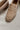 Diba True Can Yon Taupe Studded Suede Loafer- close up toe view