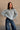 Ginelle Grey Cable Knit Sweater - front view