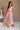 Cali Pink Multi Floral Print Midi Dress - full body
