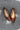 Rational Brown Patent Leather Pointed Toe Flats- flat lay view