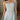 Brynlee Blue Scallop Athletic Romper Mini Dress- close up front view