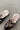 Harlah Chocolate Leather Plush Flats- front top view