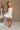 Rylie White Strapless Flare Mini Dress - full body view