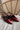 Mia Aree Burgundy Patent Leather Mule- front view