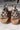 Sorel Rein Lace Brown & Black Platform Sandal- front view