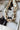 Emma Ivory Multi Floral Scarf Necklace- close up view