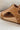 Corkys Volta II Caramel Combo Wedge Sandal- close up left side view