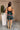 Ashlyn Green Multi Plaid Mini Dress - full back view