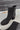 Mia Bronwen Black Pull On Boot- close up side view
