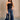 Judy Blue: Felicity Dark Wash Wide Leg Jeans - full body front view