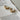 Renee Brushed Gold Hoop Earrings - flat lay