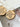 Shiloh Gold & Silver Cross Medallion Earrings - back flat lay close up