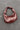 Sara Burgundy Faux Leather Shoulder Purse- flat lay view