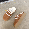 Hey Girl by Corkys Veg Out Camel Suede Platform Clog- flat lay view