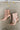 Unity Nude Glitter Heel Bootie- full flat lay side view