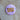 Touch Down Purple Game Day Button - flat lay 