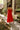 Flora Red Floral Midi Dress- full back view