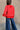 Nila Red & White Sweater - full back view 